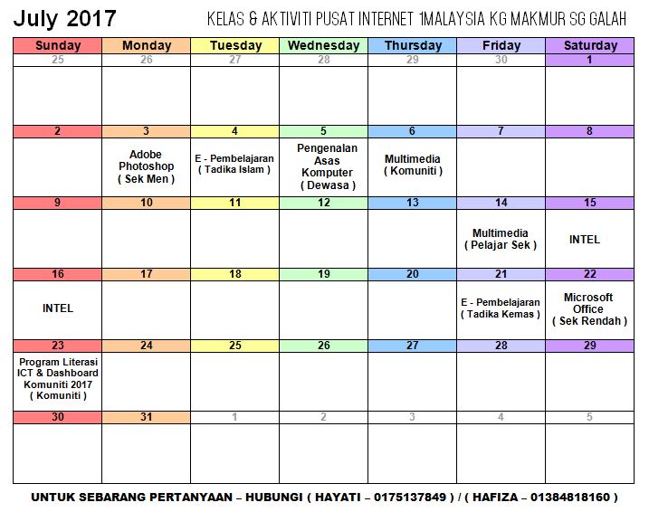 Masterplan JULAI 2017