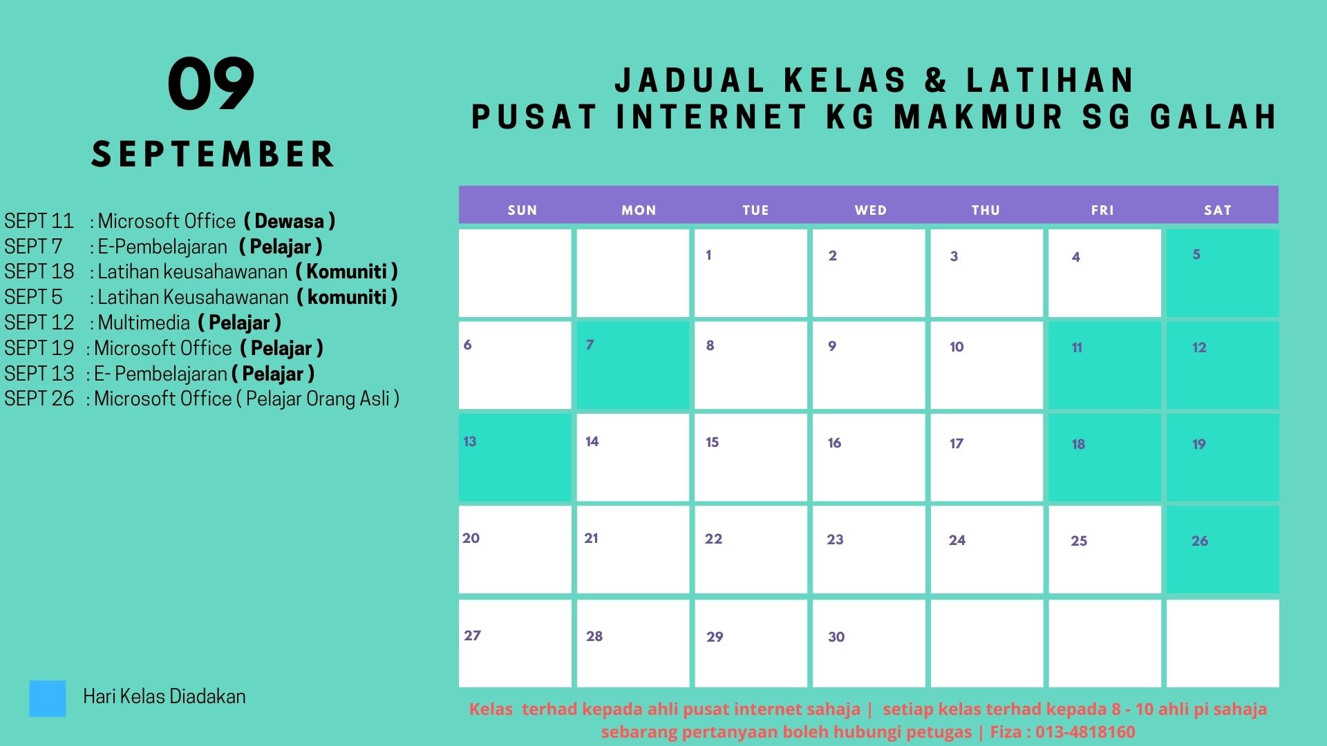 kelas bulan september